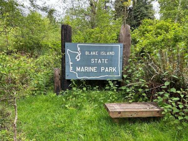 blake island sign
