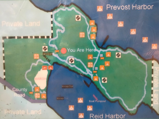 stuart island state park map
